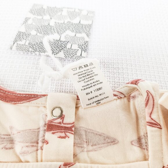 Kate Quinn LS Long Sleeve Ballerina Bubble Cedar Shark 12-18 Months Bamboo New - Picture 12 of 16